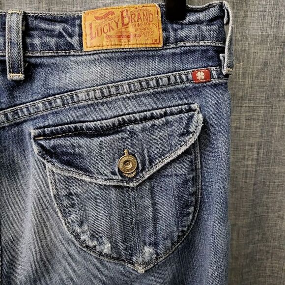Lucky Brand By Gene Montesano Jeans Sweet N Low Crop Women's Size 8/29 - Picture 2 of 7
